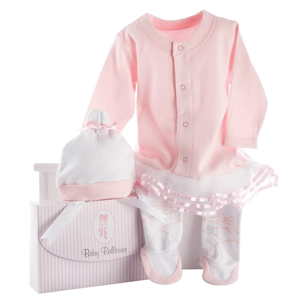 NWT 0-6M Big Dreamzzz 100% Soft Cotton Baby Ballerina 2-Piece Layette Set